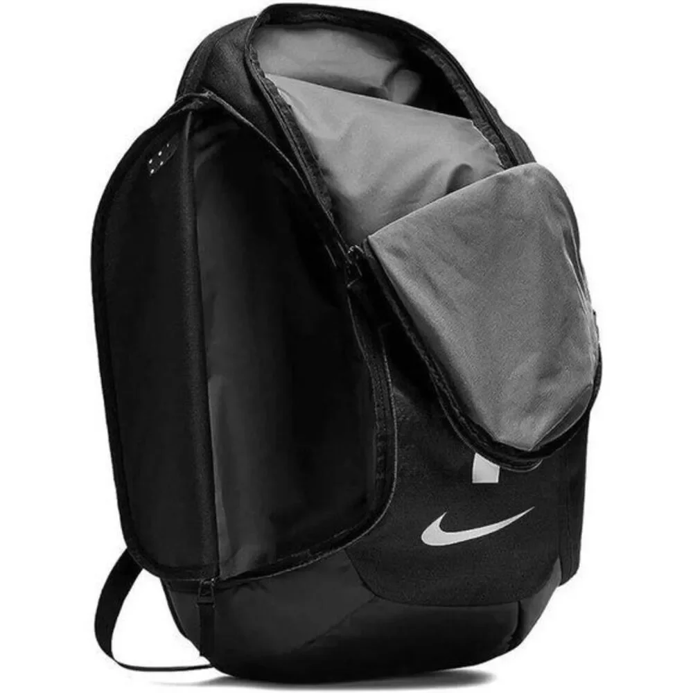 Nike Elite Hoops Pro Stripes Basketball Backpack Black Metallic One Size